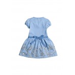 Платье для девочки Pelican GDT3003 голубое