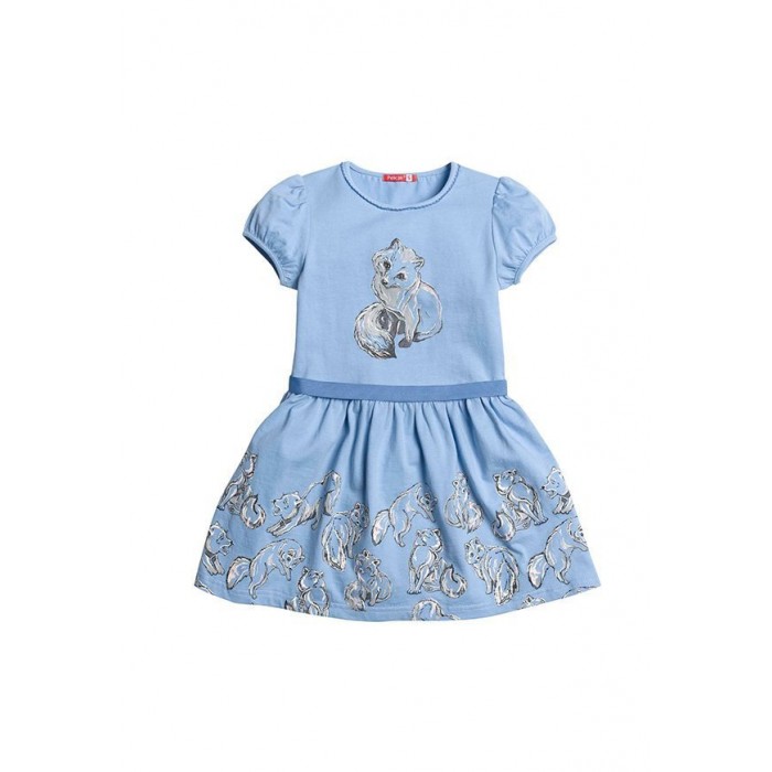 Платье для девочки Pelican GDT3003 голубое