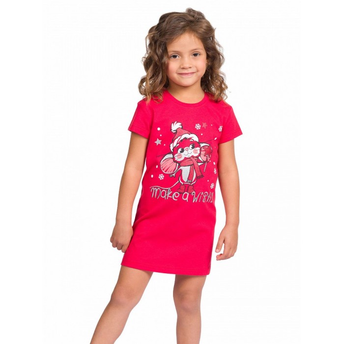Ночная сорочка для девочки Pelican WFDT3786U красная