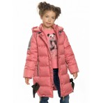 Пальто для девочки Pelican GZFW3136 розовое