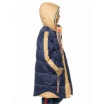 Пальто для девочки Pelican GZFW5196/1 синее