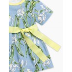 Платье для девочки Pelican GFDT1111 голубое