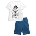 Пижама для мальчика Pelican NFATH3054 белая