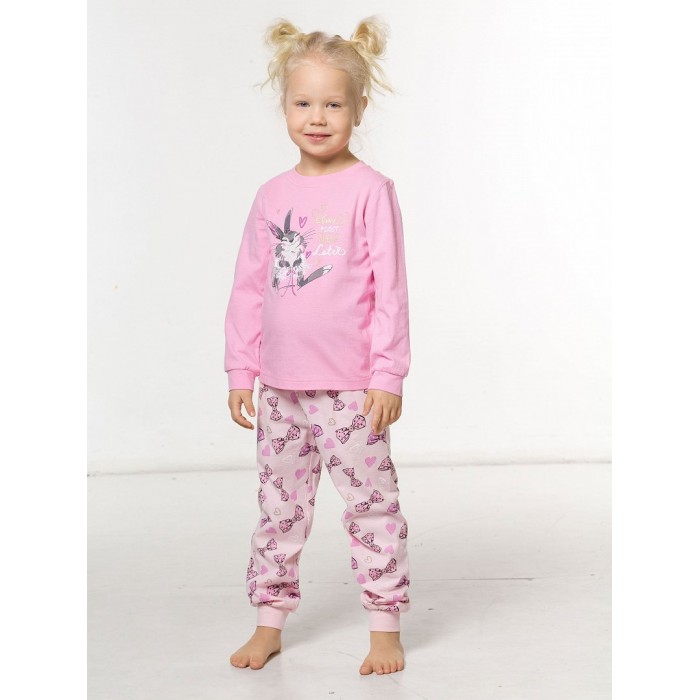 Пижама для девочки Pelican WFAJP3106 розовая