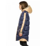 Пальто для девочки Pelican GZFW4196/1 синее
