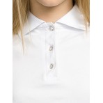 Джемпер (модель "футболка") для девочки Pelican GFTP8107U белая
