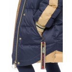 Пальто для девочки Pelican GZFW3196/1 синее