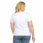 Джемпер (модель "футболка") женский Pelican XFT9671 белая